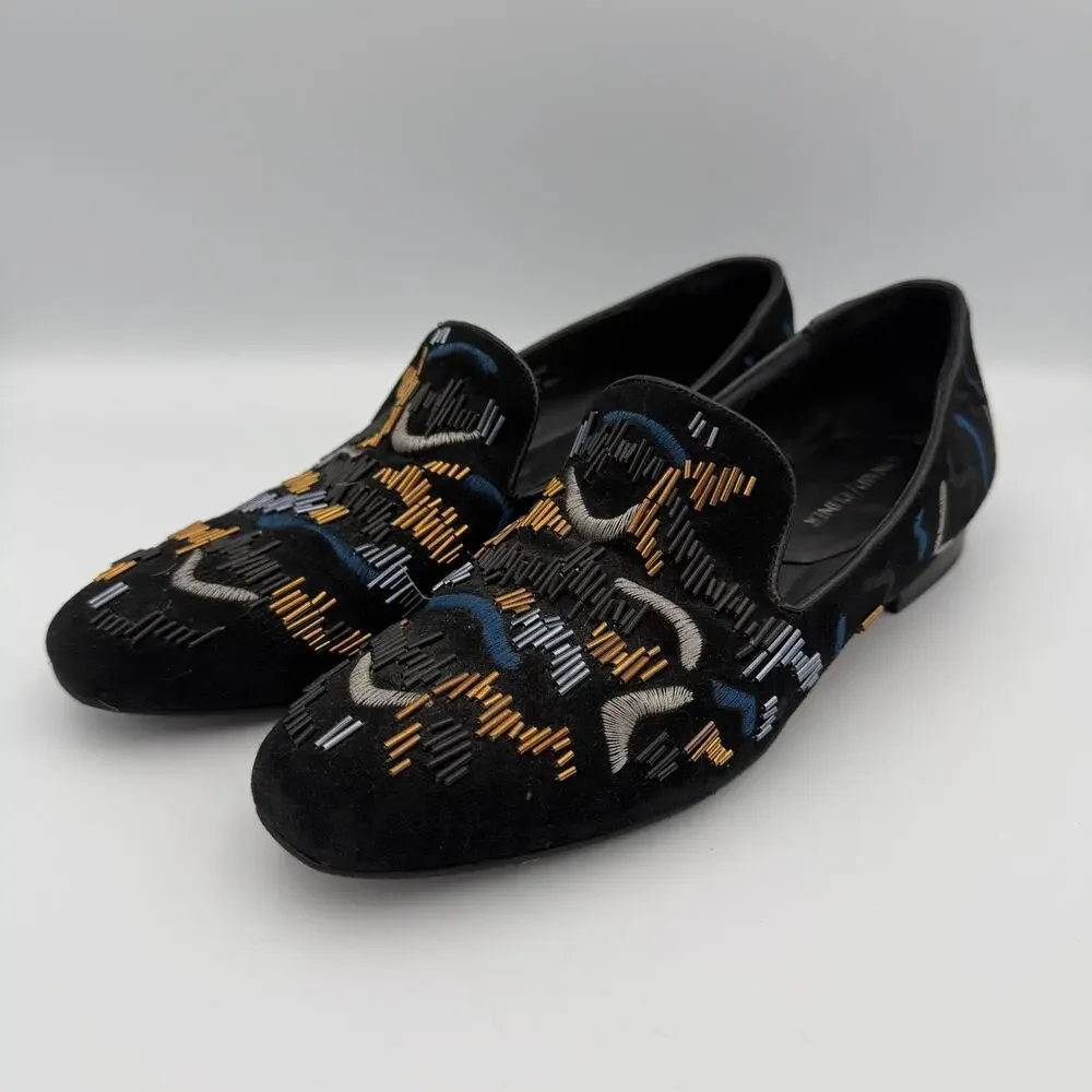 Donald Pliner Leanne Embroidered Loafers Women's 8